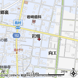 愛知県一宮市島村岩畑110周辺の地図