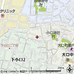 愛知県丹羽郡大口町城屋敷1丁目67周辺の地図