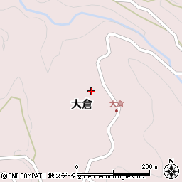 鳥取県西伯郡伯耆町大倉853周辺の地図