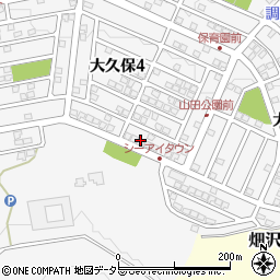 日本習字　大久保教室周辺の地図