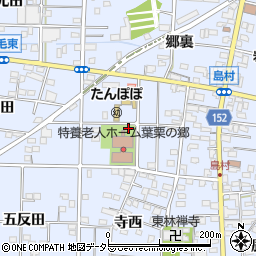 愛知県一宮市島村六反田周辺の地図