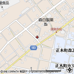 岐阜県羽島市正木町須賀赤松262周辺の地図
