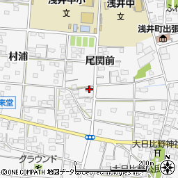 愛知県一宮市浅井町大日比野北流5周辺の地図