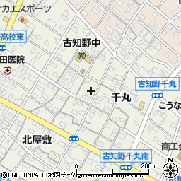 愛知県江南市古知野町熱田251周辺の地図