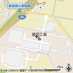 綾羽工業周辺の地図