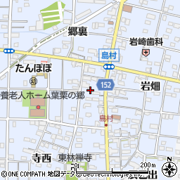 愛知県一宮市島村六反田134-4周辺の地図