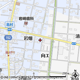 愛知県一宮市島村岩畑101周辺の地図
