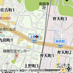 モスバーガー多治見上野町店周辺の地図