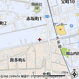 喜多町接骨院周辺の地図