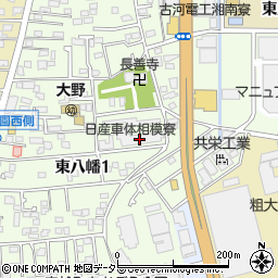 日産車体八幡寮周辺の地図