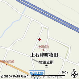 岐阜県大垣市上石津町牧田2477周辺の地図