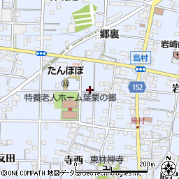 愛知県一宮市島村六反田23周辺の地図