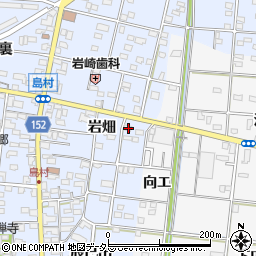 愛知県一宮市島村岩畑93周辺の地図