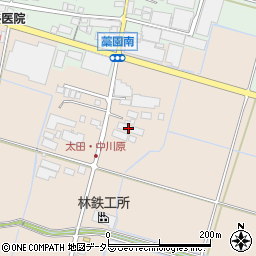 株式会社密口精工太田工場周辺の地図