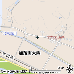 島根県雲南市加茂町大西周辺の地図
