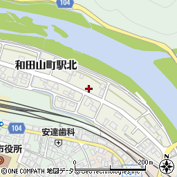 兵庫県朝来市和田山町駅北8-34周辺の地図