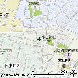 愛知県丹羽郡大口町城屋敷1丁目94周辺の地図