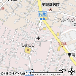 熊沢ハイツ周辺の地図