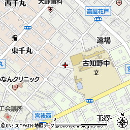 愛知県江南市高屋町遠場113周辺の地図