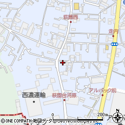 神奈川県茅ヶ崎市萩園2580周辺の地図