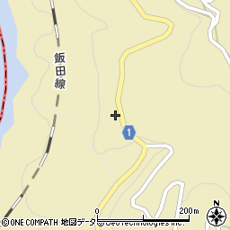 長野県下伊那郡泰阜村7855周辺の地図