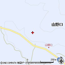 京都府福知山市山野口（銀山）周辺の地図