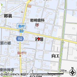 愛知県一宮市島村岩畑96周辺の地図