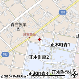 岐阜県羽島市正木町須賀赤松444周辺の地図