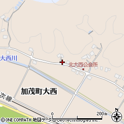 島根県雲南市加茂町大西528-1周辺の地図