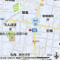 愛知県一宮市島村六反田150周辺の地図