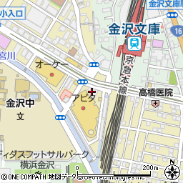 三菱ＵＦＪ銀行金沢文庫駅前支店周辺の地図