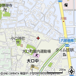 愛知県丹羽郡大口町城屋敷1丁目290周辺の地図