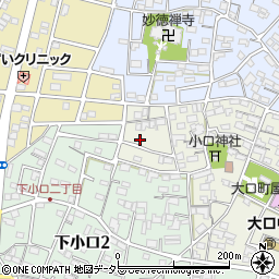 愛知県丹羽郡大口町城屋敷1丁目49周辺の地図