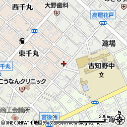 愛知県江南市野白町西千丸153周辺の地図