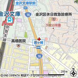 神奈川県横浜市金沢区谷津町151周辺の地図