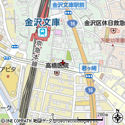 神奈川県横浜市金沢区谷津町356周辺の地図
