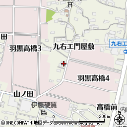 愛知県犬山市羽黒高橋郷185周辺の地図