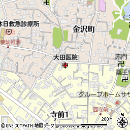 大田医院周辺の地図