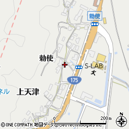 京都府福知山市上天津1951周辺の地図