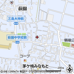 神奈川県茅ヶ崎市萩園2157周辺の地図