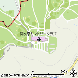 関ヶ原カントリークラブ周辺の地図