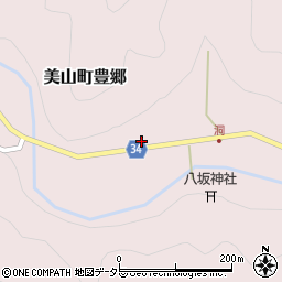 京都府南丹市美山町豊郷湯ノ口周辺の地図
