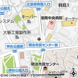 ガスト辻堂店周辺の地図
