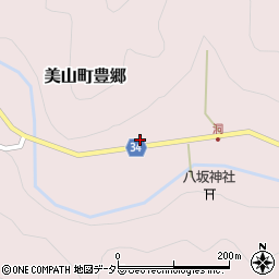 京都府南丹市美山町豊郷（湯ノ口）周辺の地図