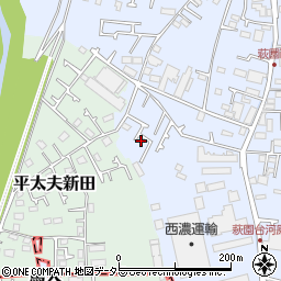 神奈川県茅ヶ崎市萩園3148周辺の地図