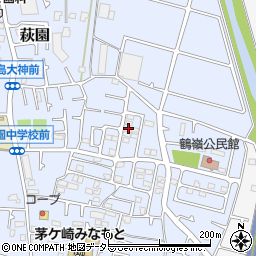 神奈川県茅ヶ崎市萩園2127周辺の地図