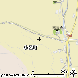 京都府綾部市小呂町周辺の地図
