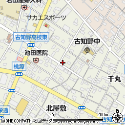 愛知県江南市古知野町熱田223周辺の地図