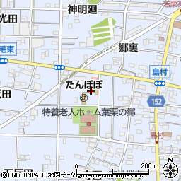 愛知県一宮市島村六反田55周辺の地図