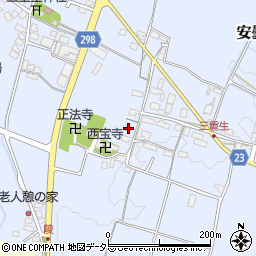 滋賀県高島市安曇川町常磐木1087周辺の地図